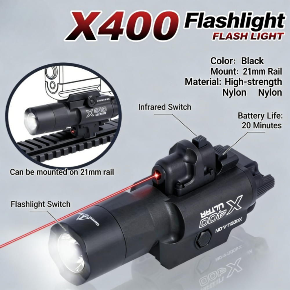 Timing Light Gun - X300 X400U NylonToy gun flashlight Light