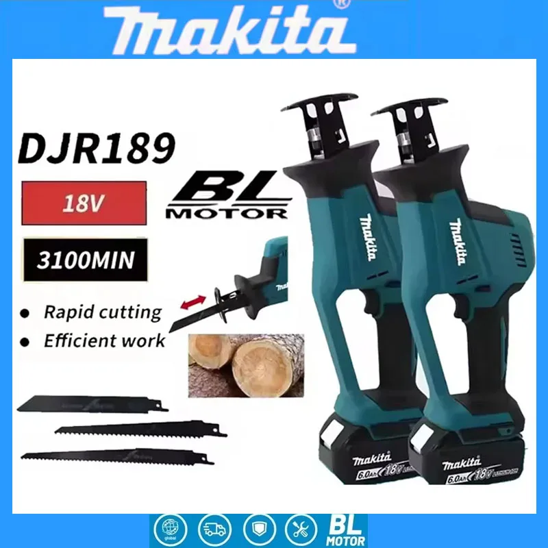 Metal Saw Reciprocating - Makita DJR189 18V Cordless Electric Reciprocating