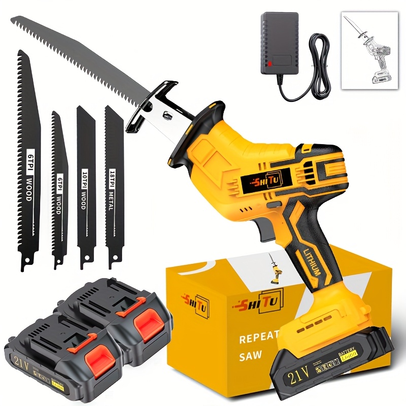 Metal Saw Reciprocating - Newly Upgraded Electric Reciprocating Saw, Wireless