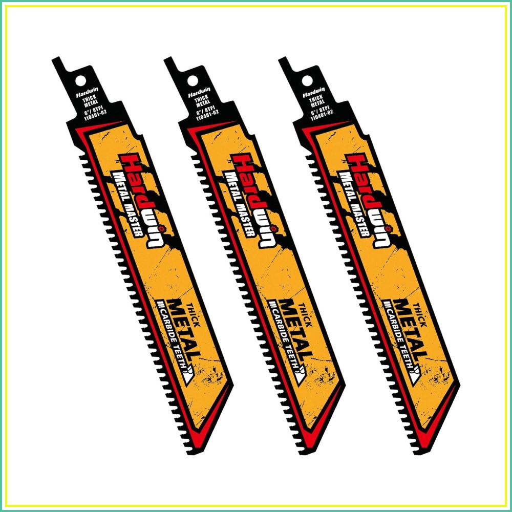 Metal Saw Reciprocating - 6-Inch 8 TPI Carbide Reciprocating Saw