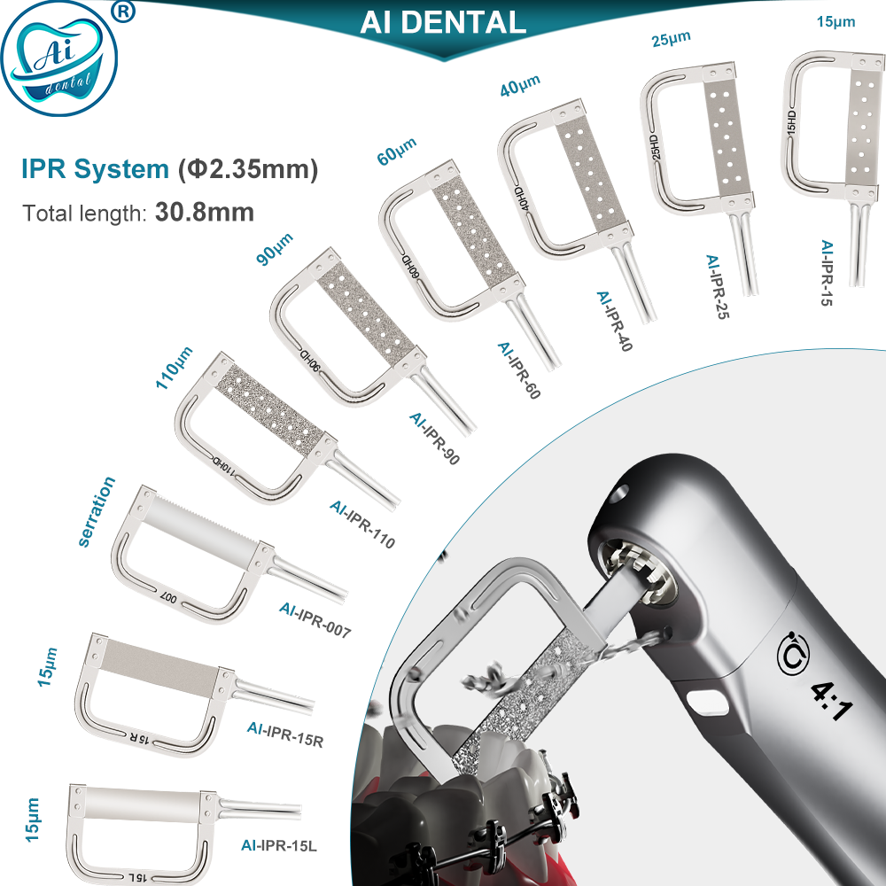 Metal Saw Reciprocating - 10pcs AI-IPR-SET Dental Saw Blade for