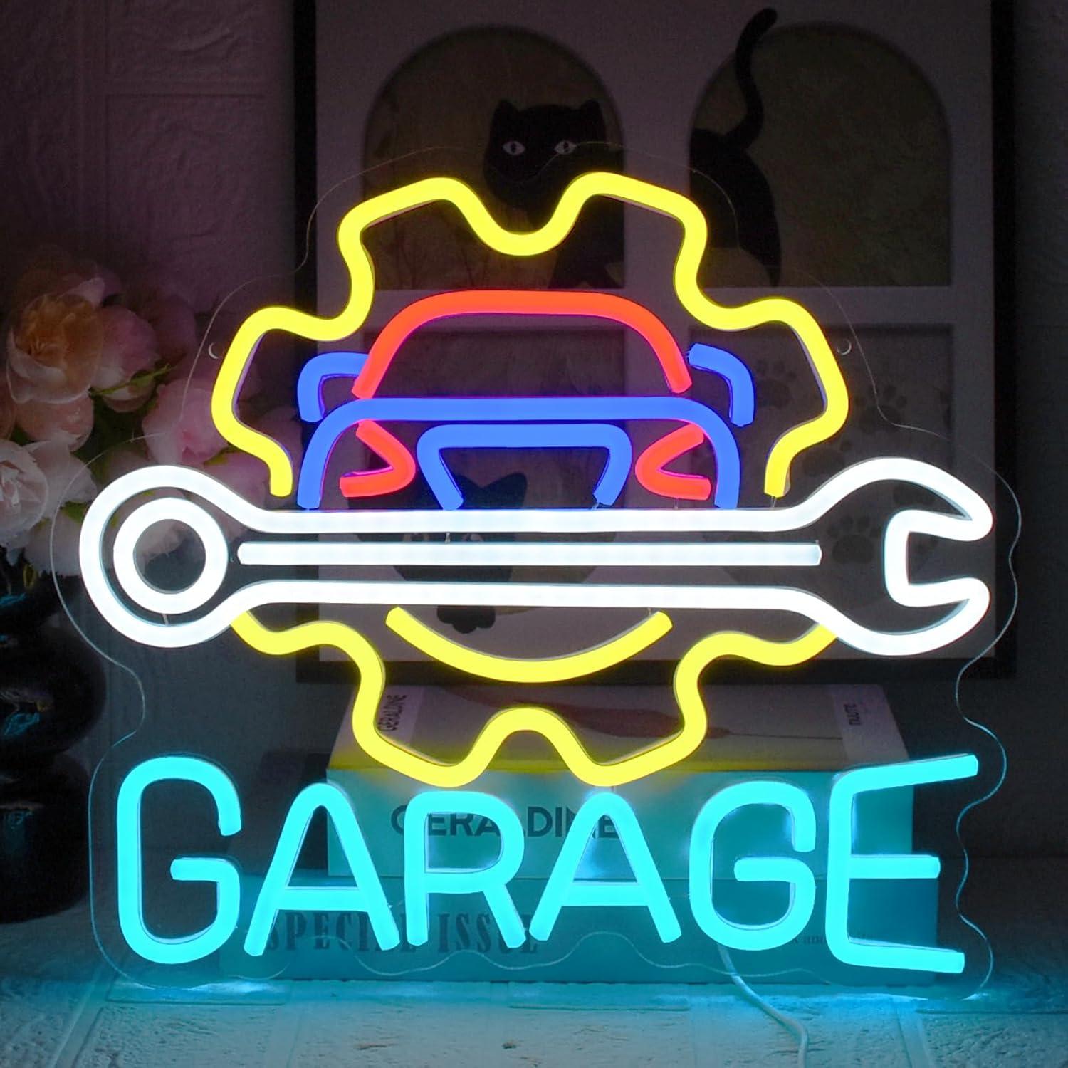 Garage Neon Sign USB Powered L - Auto Repair Shops recensie en prijs