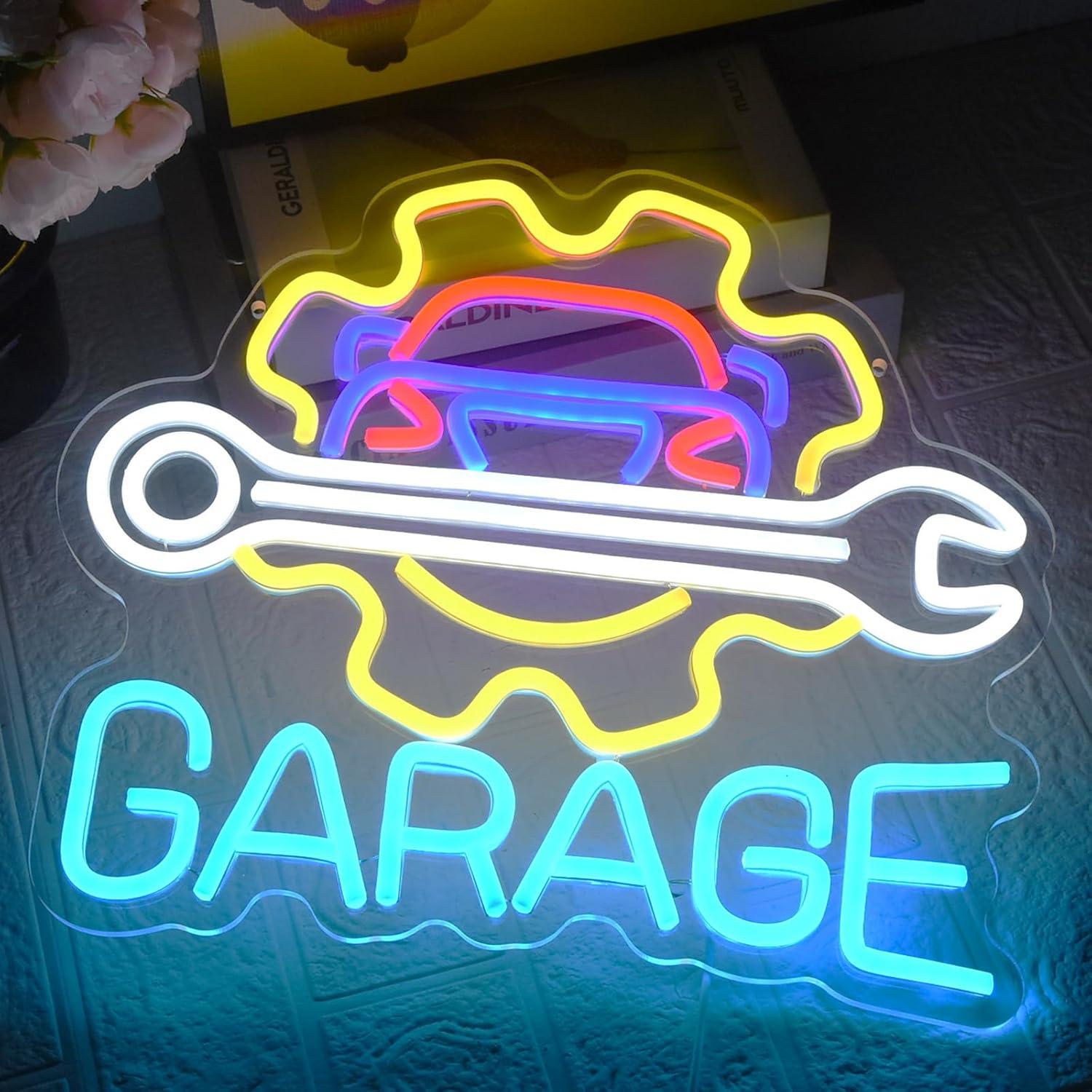 Garage Neon Sign USB Powered L - Auto Repair Shops recensie en prijs
