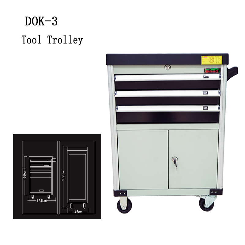 3-Drawer Gray Tool Storage Cab - Auto Repair Shop Warranty recensie en prijs
