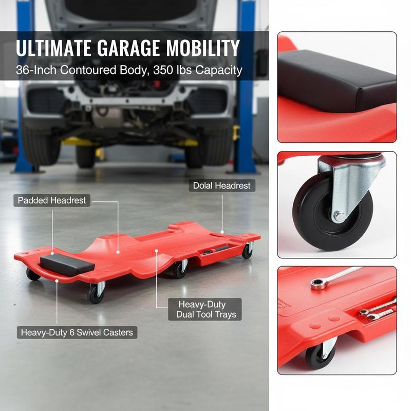 Rolling Creeper Board 36-Inch  - Auto Repair Shops recensie en prijs