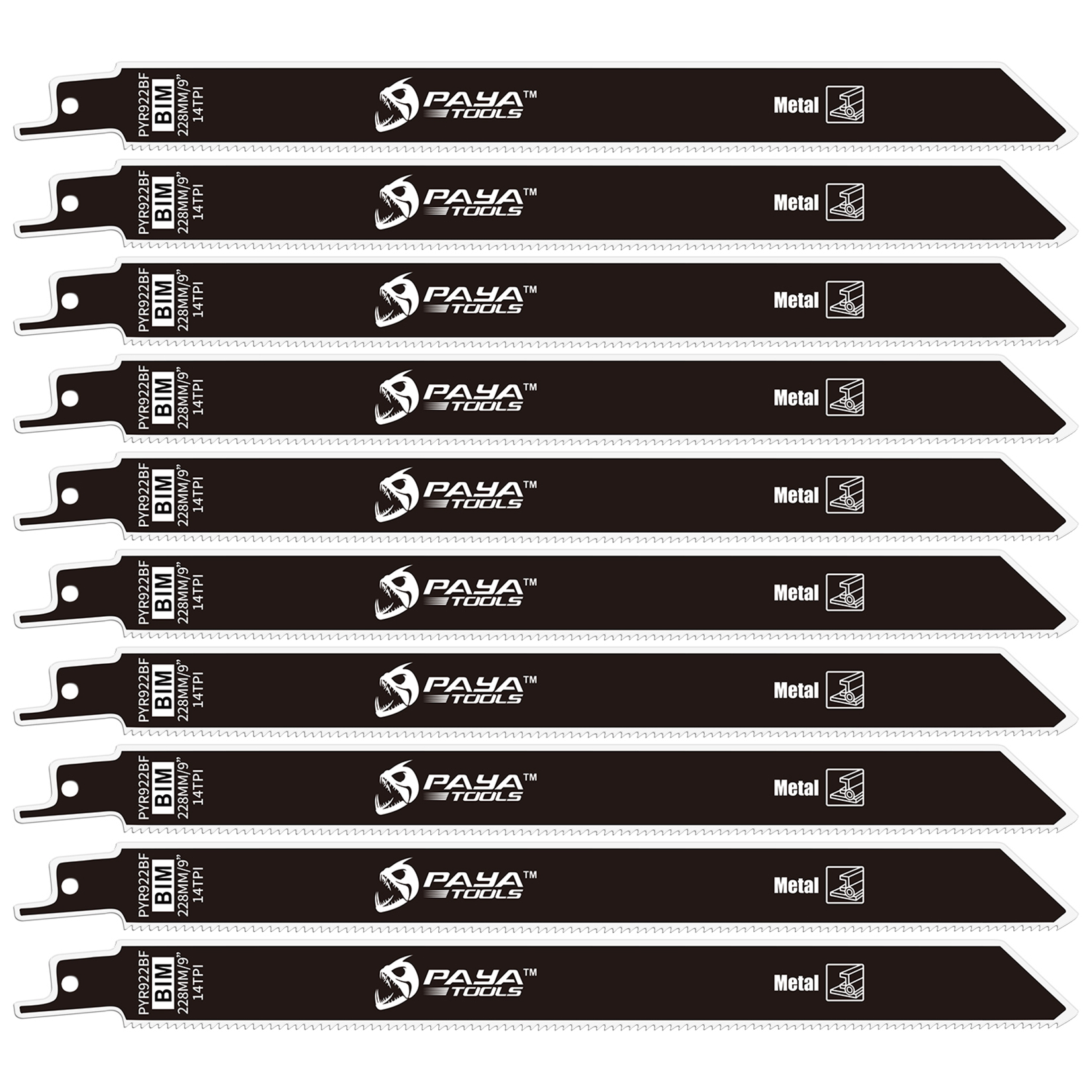PAYA 10PCS 9Inch Metal Cutting - Metal Saw Reciprocating recensie en prijs