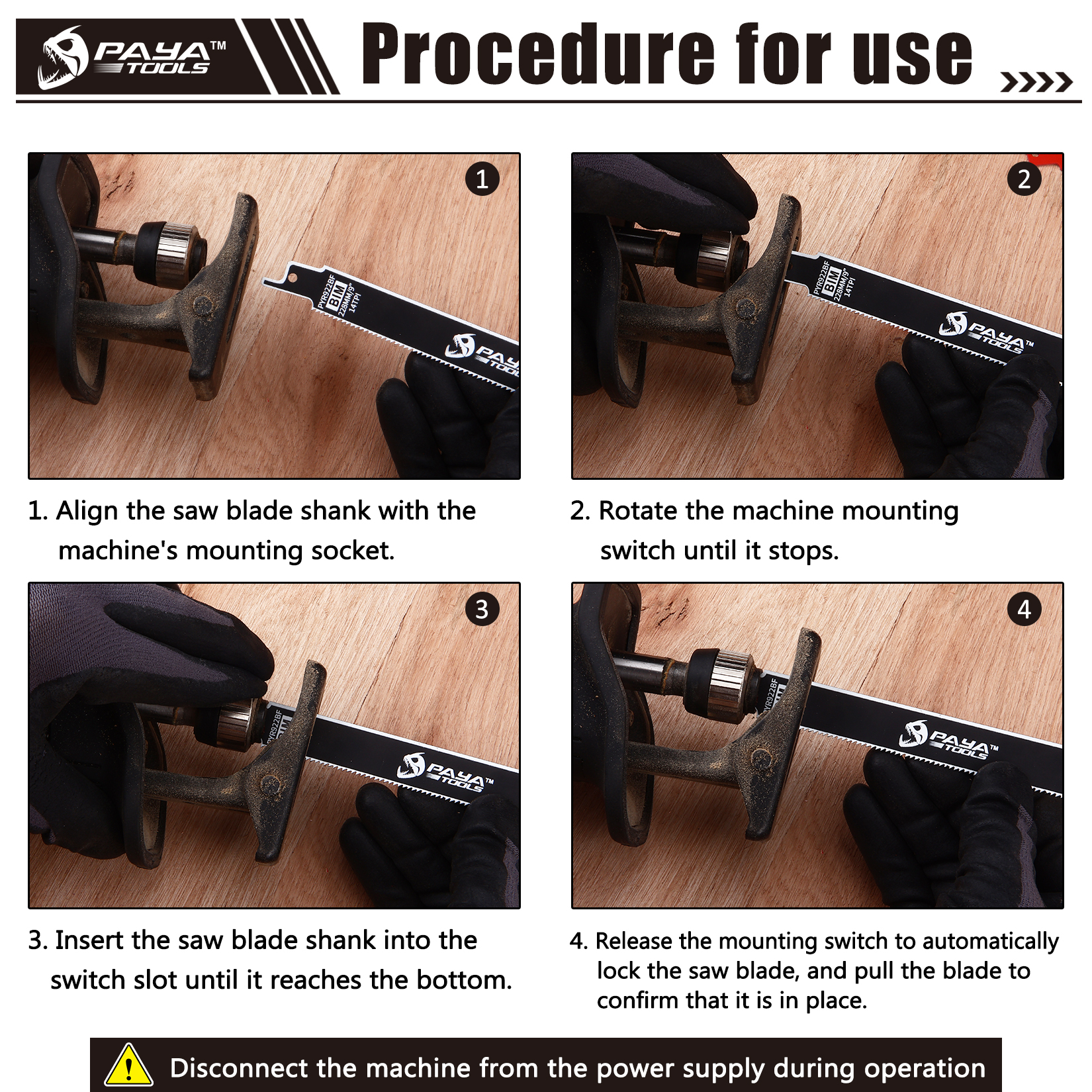 PAYA 10PCS 9Inch Metal Cutting - Metal Saw Reciprocating recensie en prijs