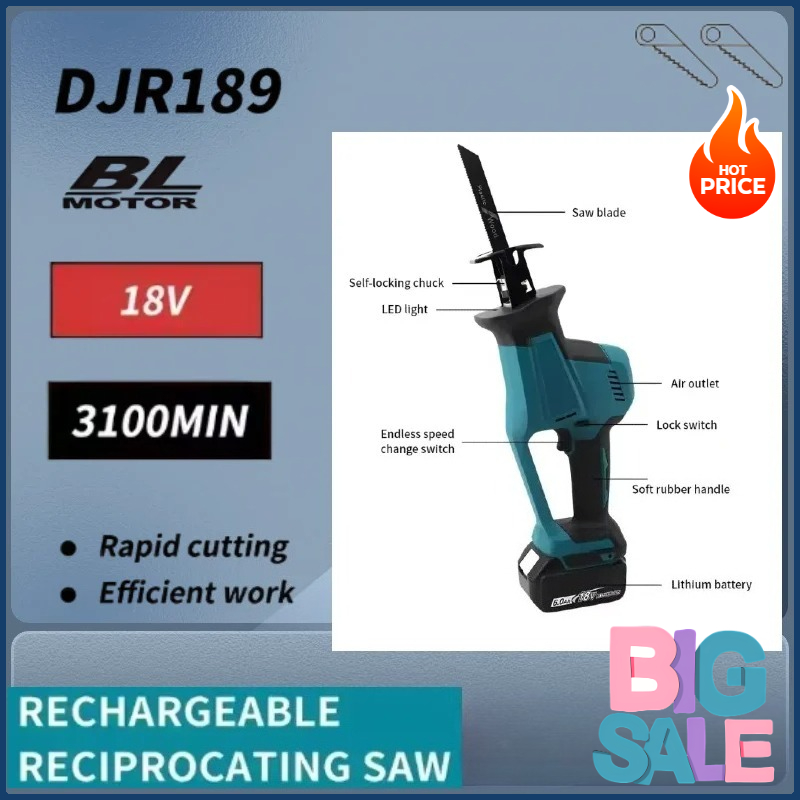 Makita DJR189 Cordless Electri - Metal Saw Reciprocating recensie en prijs