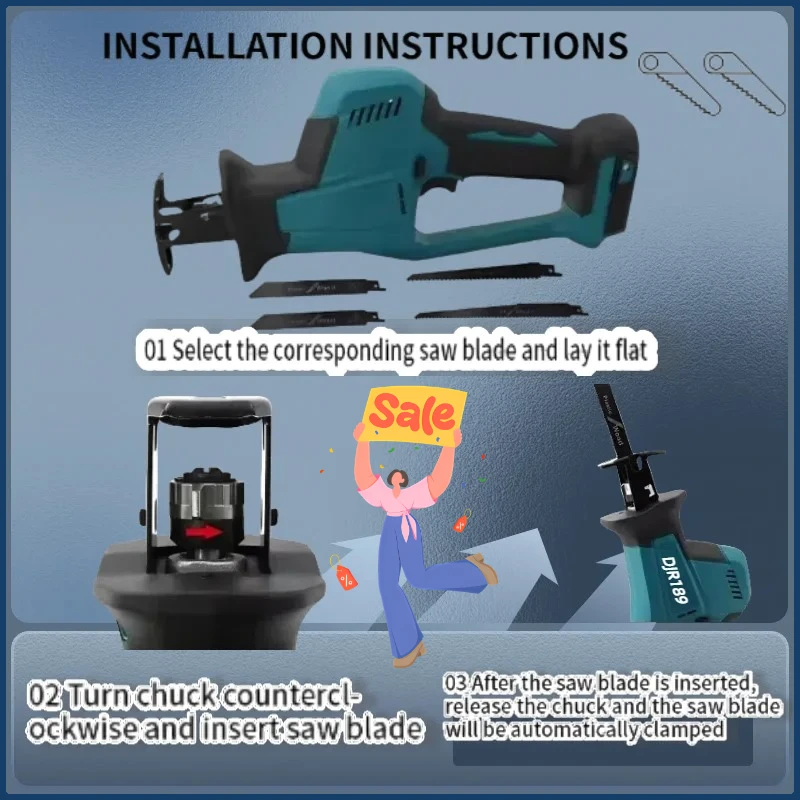 Makita DJR189 Cordless Electri - Metal Saw Reciprocating recensie en prijs