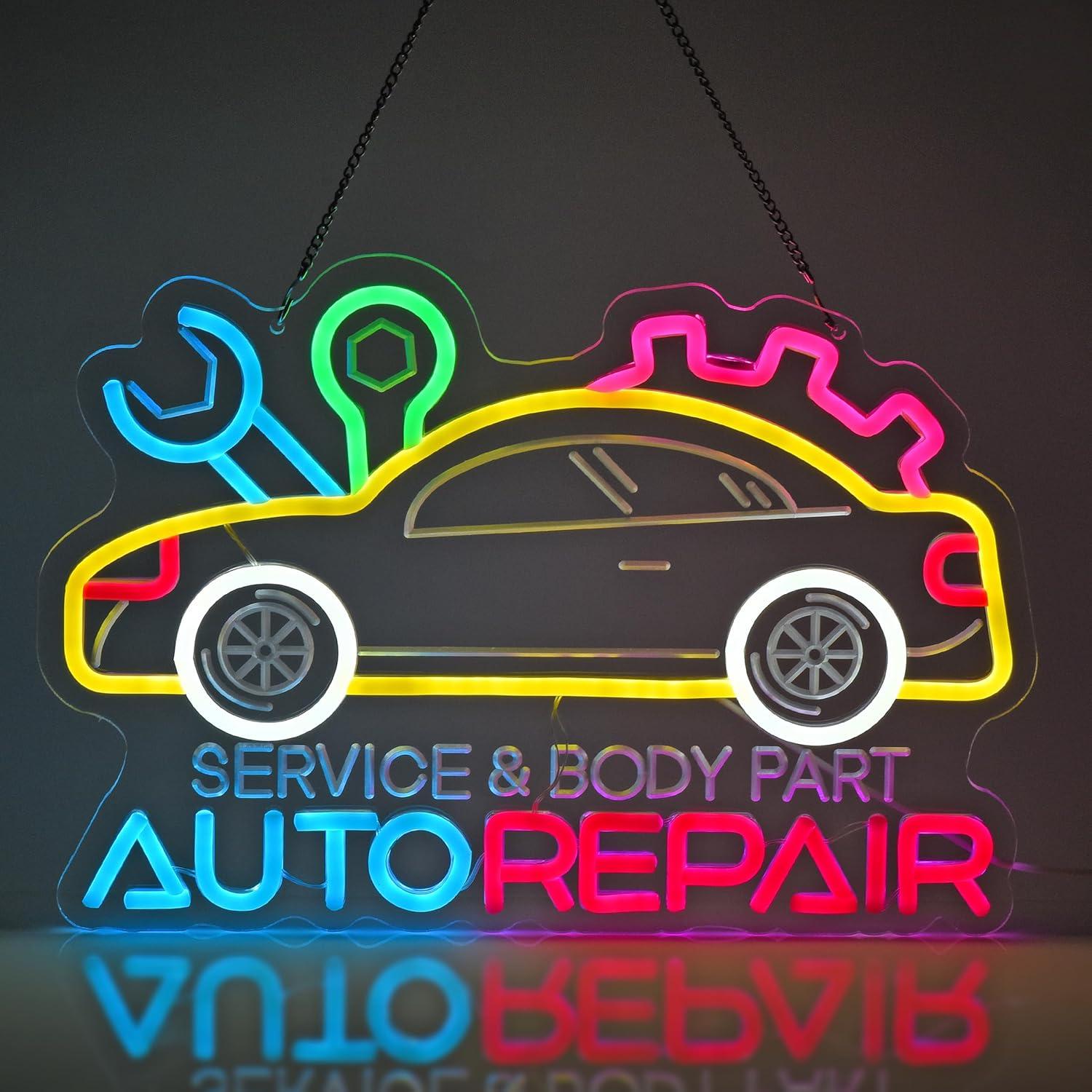 Auto Repair Neon Sign Neon Lig - Auto Repair Shops recensie en prijs