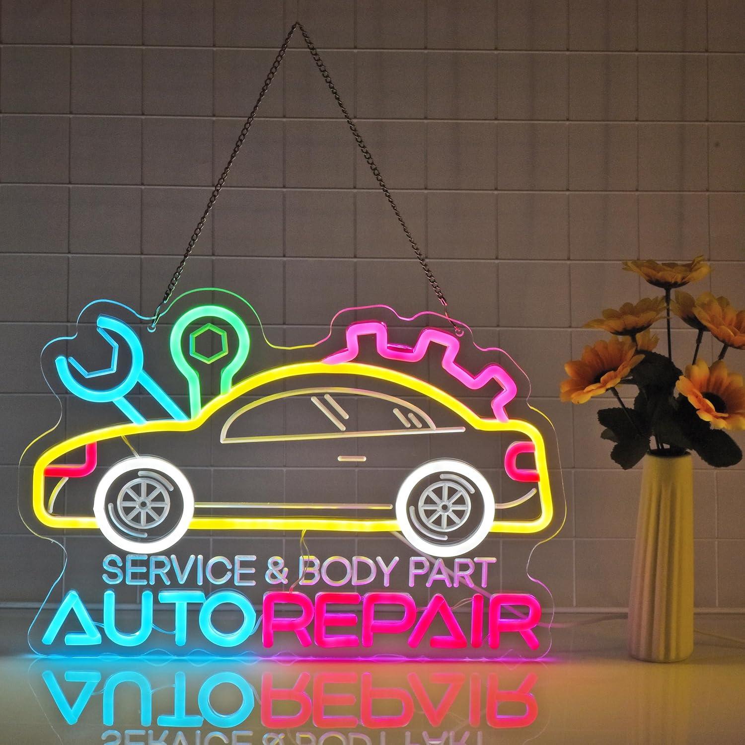 Auto Repair Neon Sign Neon Lig - Auto Repair Shops recensie en prijs