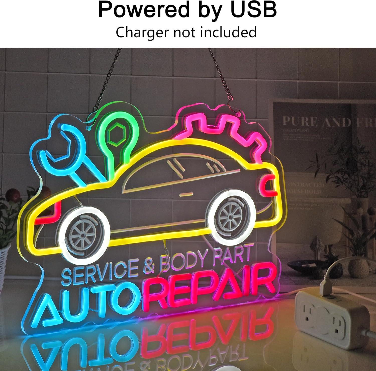 Auto Repair Neon Sign Neon Lig - Auto Repair Shops recensie en prijs