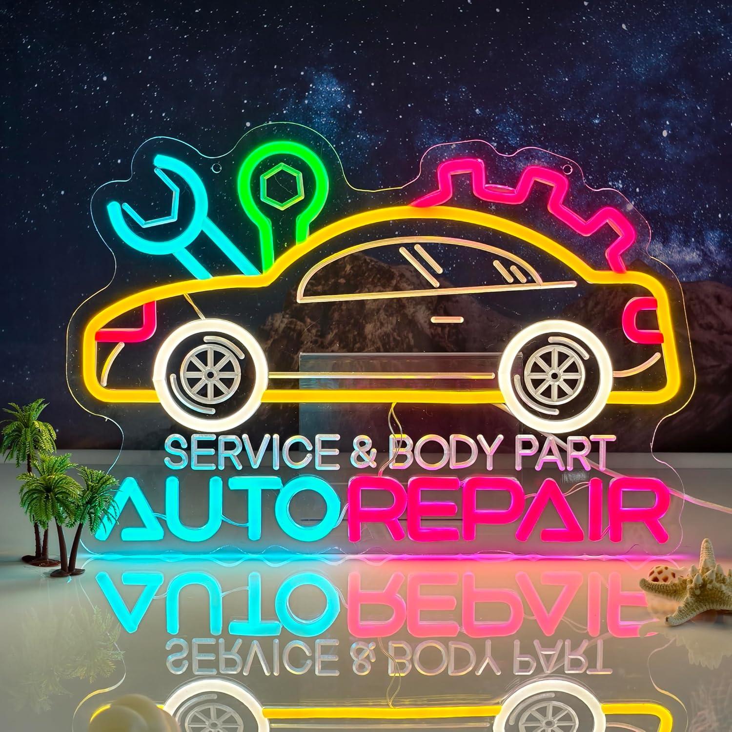 Auto Repair Neon Sign Neon Lig - Auto Repair Shops recensie en prijs