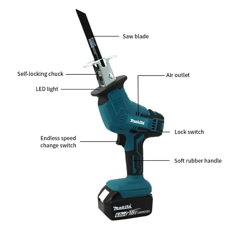 Makita ML-505 Cordless Recipro - Metal Saw Reciprocating recensie en prijs