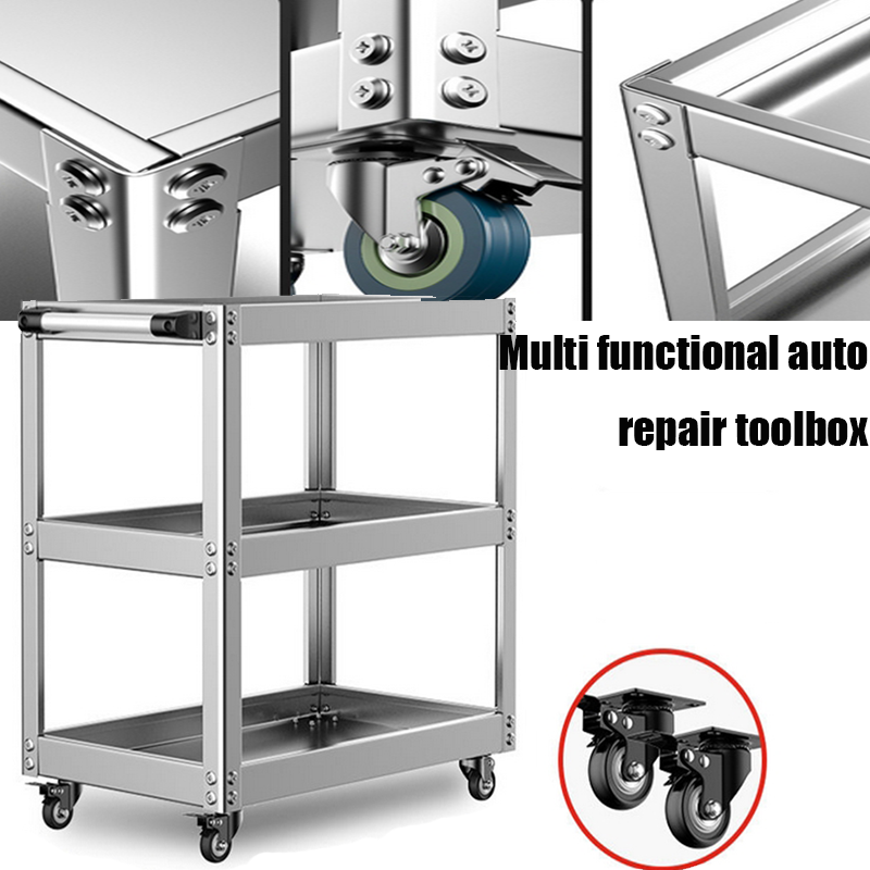 2/3 layers Trolley Stainless S - Auto Repair Shops recensie en prijs