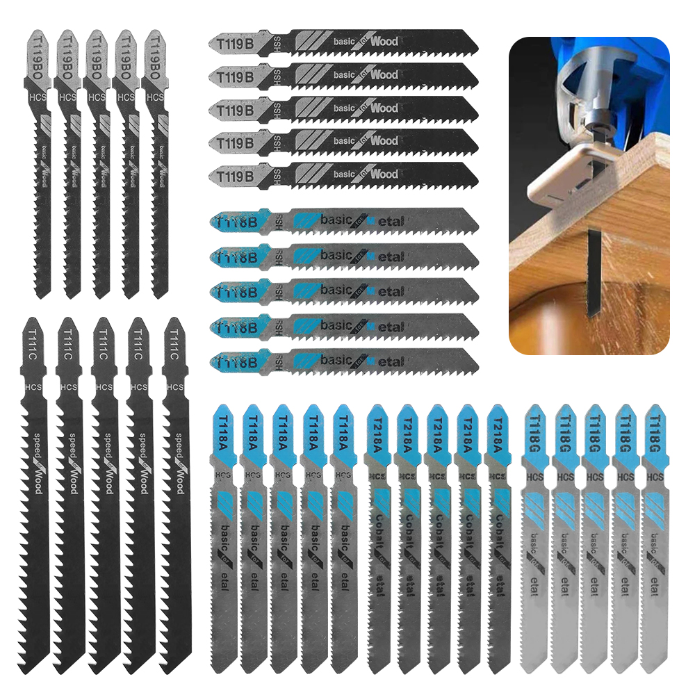 35-Piece Jigsaw Blade Set, Mix - Metal Saw Reciprocating recensie en prijs
