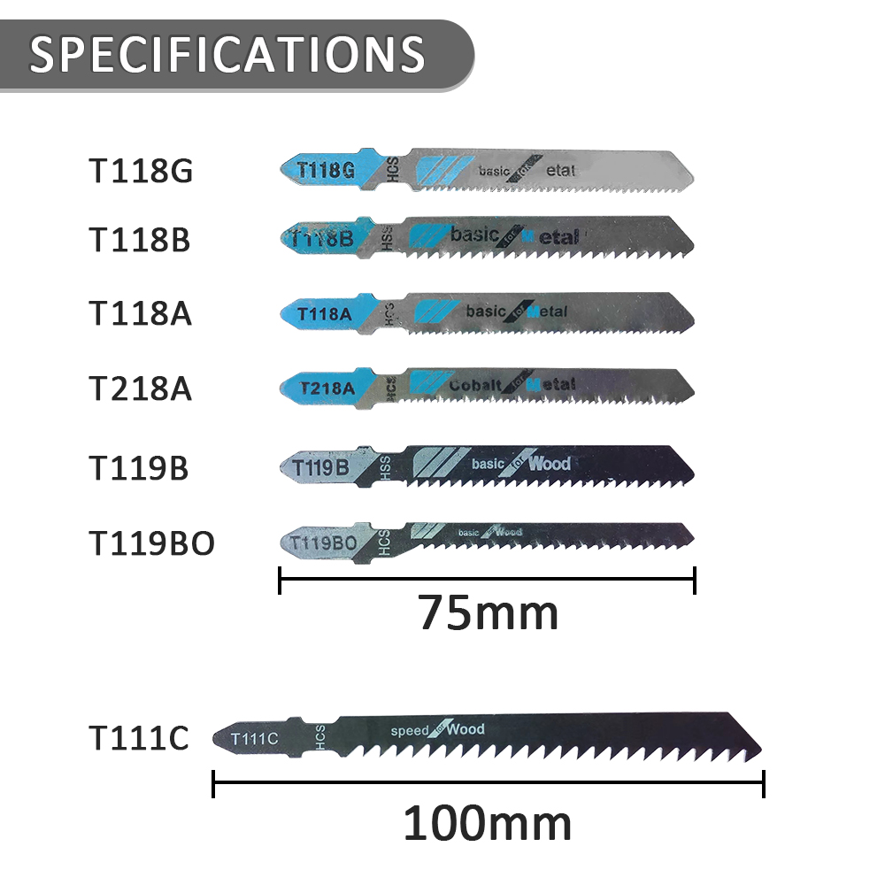 35-Piece Jigsaw Blade Set, Mix - Metal Saw Reciprocating recensie en prijs